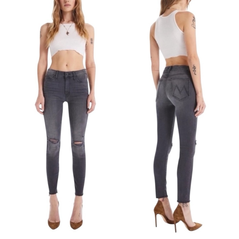MOTHER Denim The Looker Ankle Fray Jean
